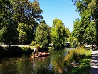 Punting on the River Avon, central Christchurch