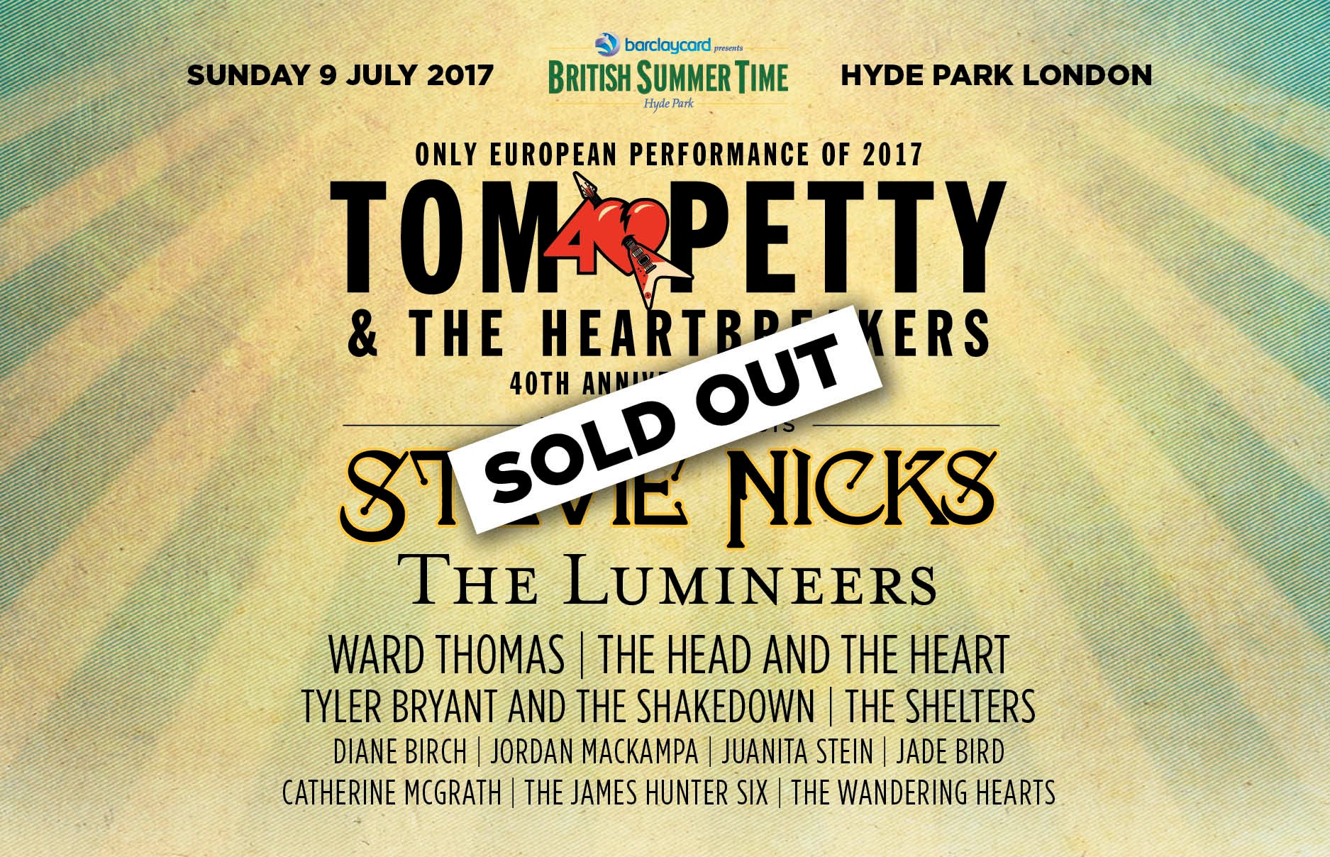 Tom Petty, Hyde Park