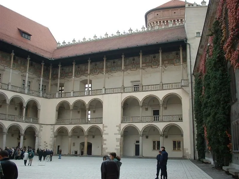 Castle courtyard